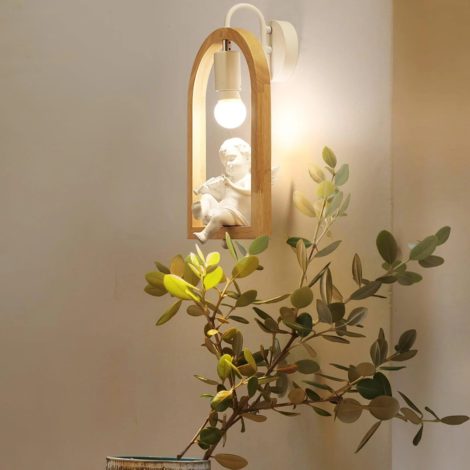 Silo Nordic Art Bird Resin Wall Light - Image 6