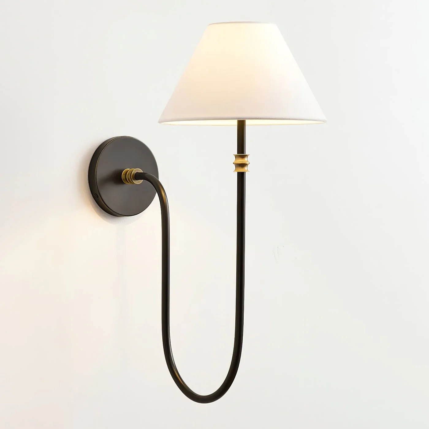 Silvery Vintage Industrial Fabric Wall Light - Image 23