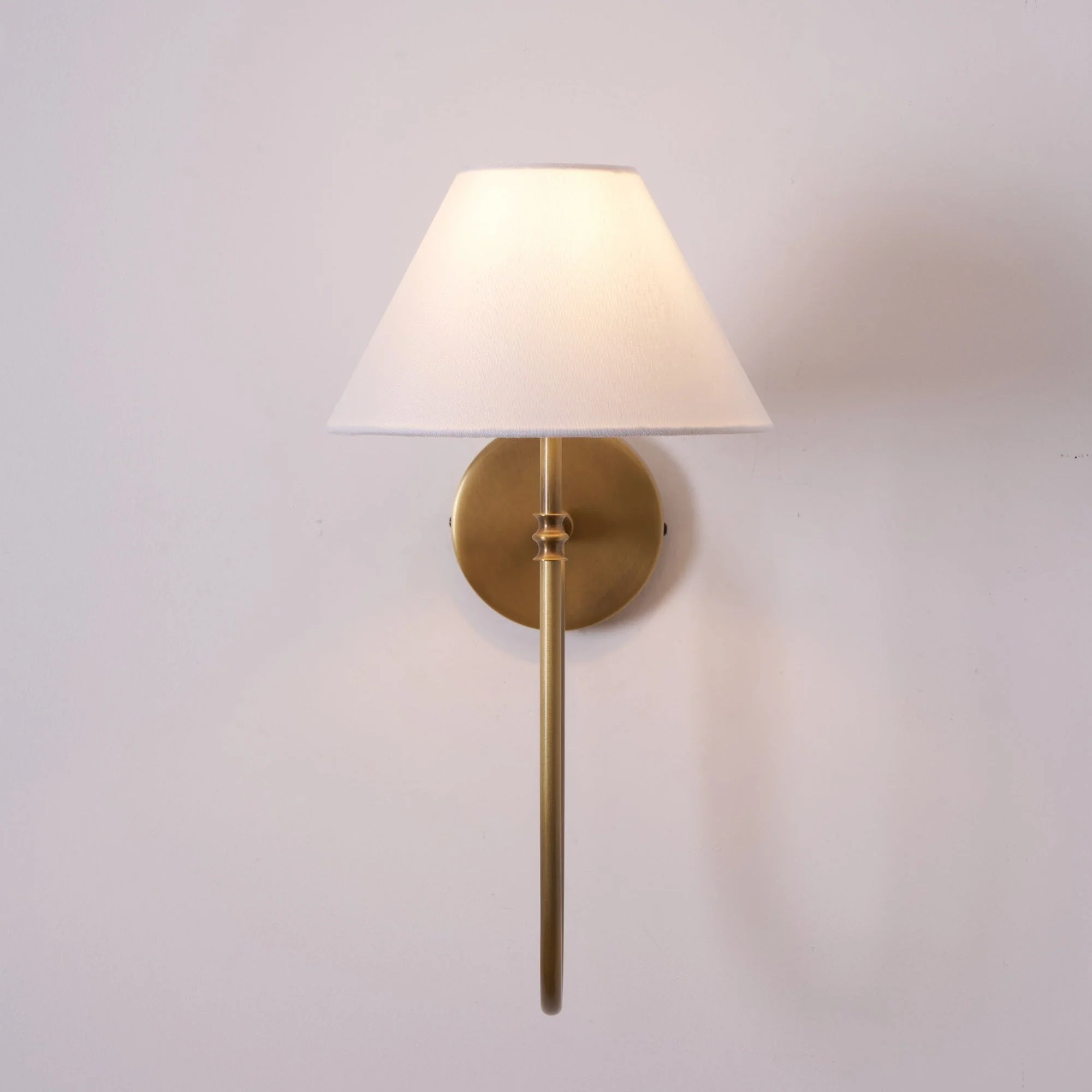 Silvery Vintage Industrial Fabric Wall Light - Image 25