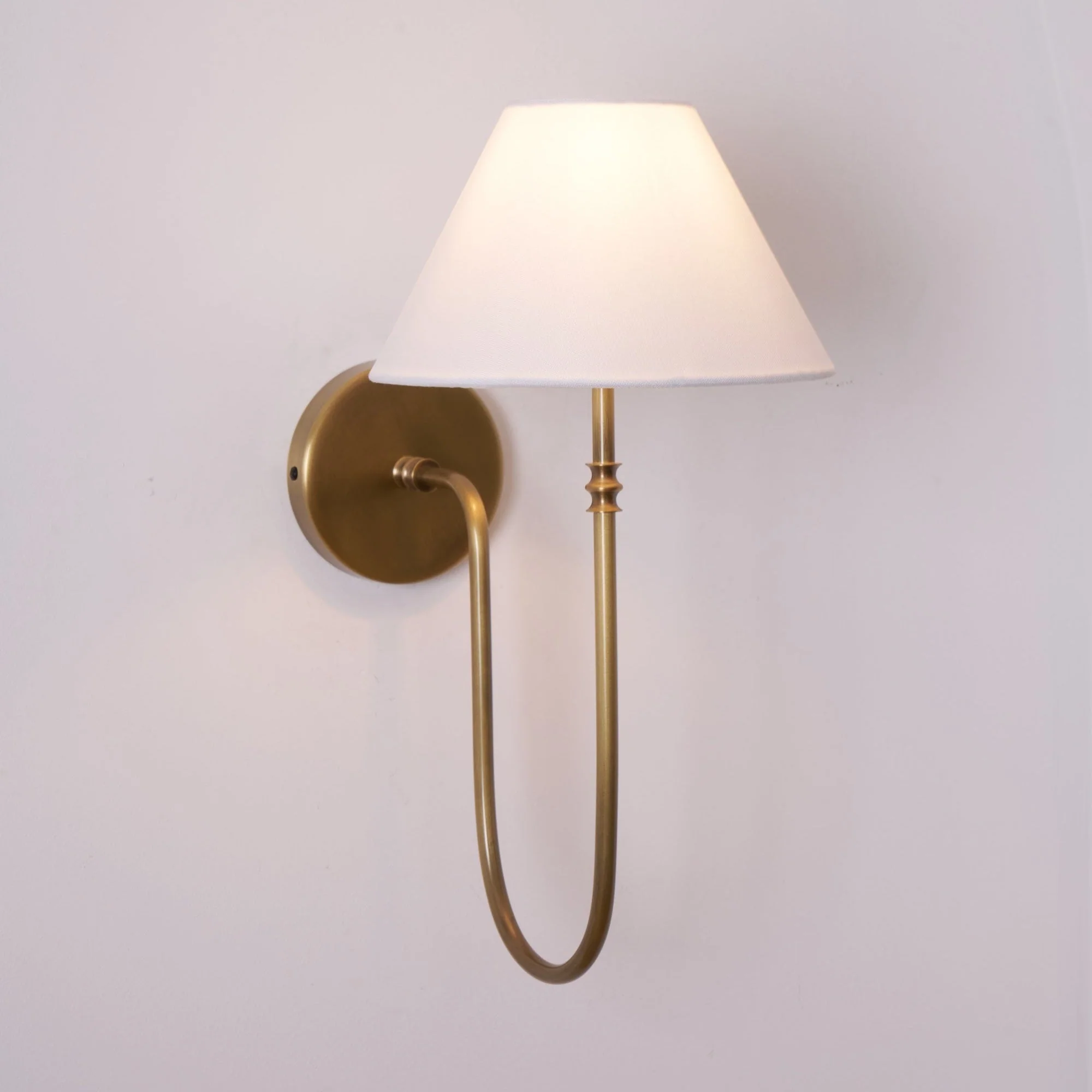 Silvery Vintage Industrial Fabric Wall Light - Image 26
