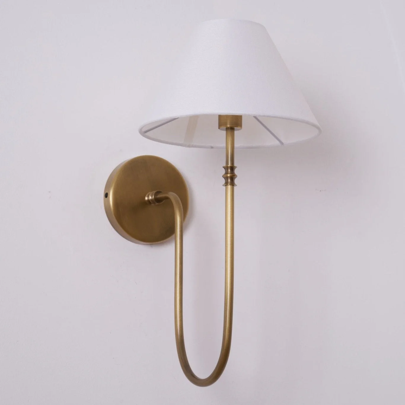 Silvery Vintage Industrial Fabric Wall Light - Image 27
