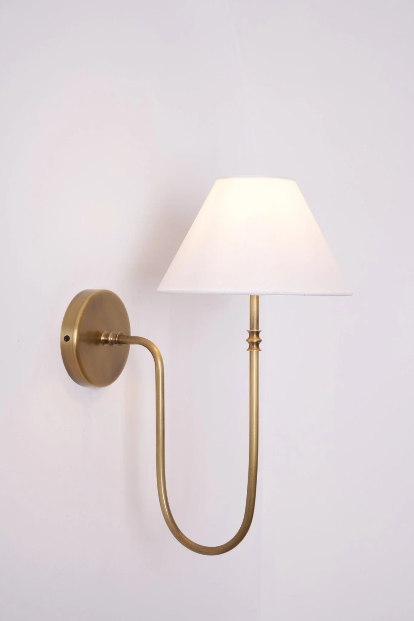 Silvery Vintage Industrial Fabric Wall Light - Image 30