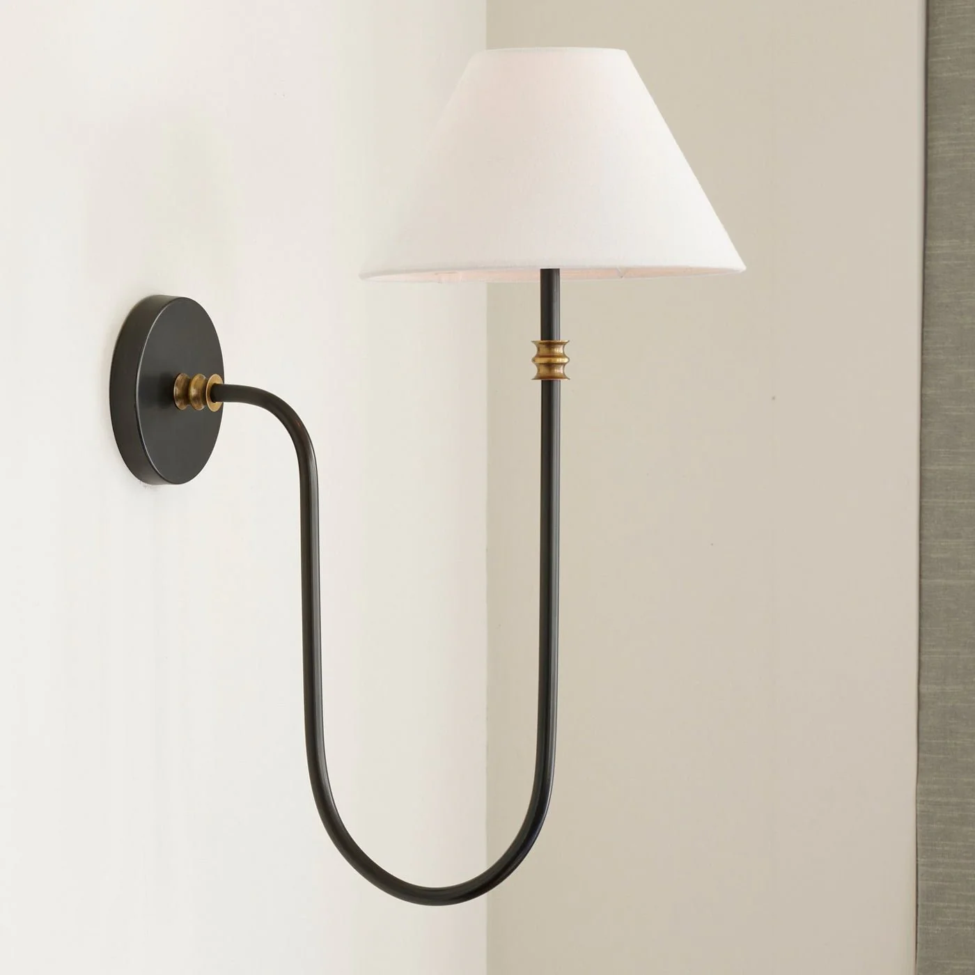 Silvery Vintage Industrial Fabric Wall Light - Image 34