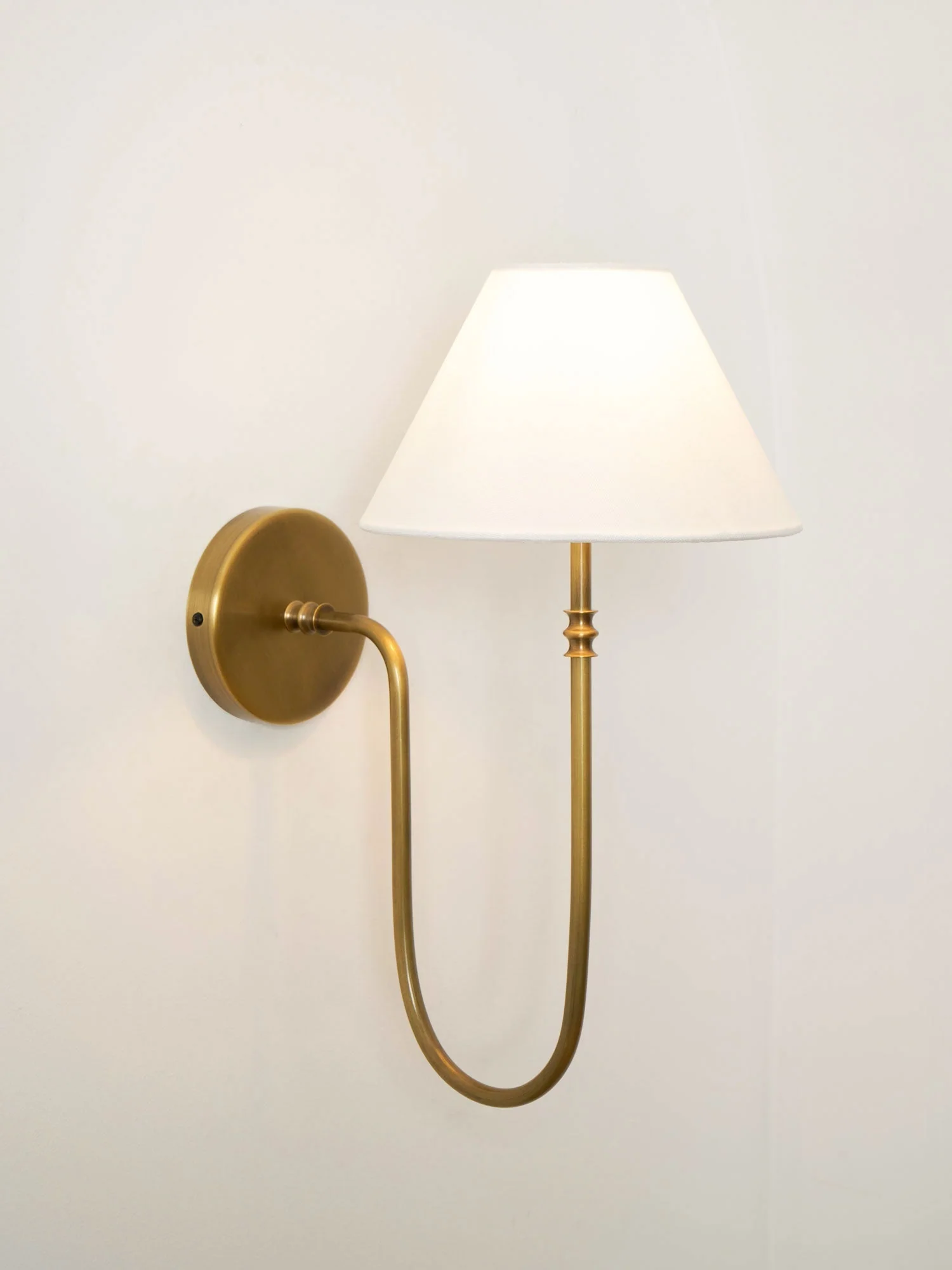Silvery Vintage Industrial Fabric Wall Light - Image 37
