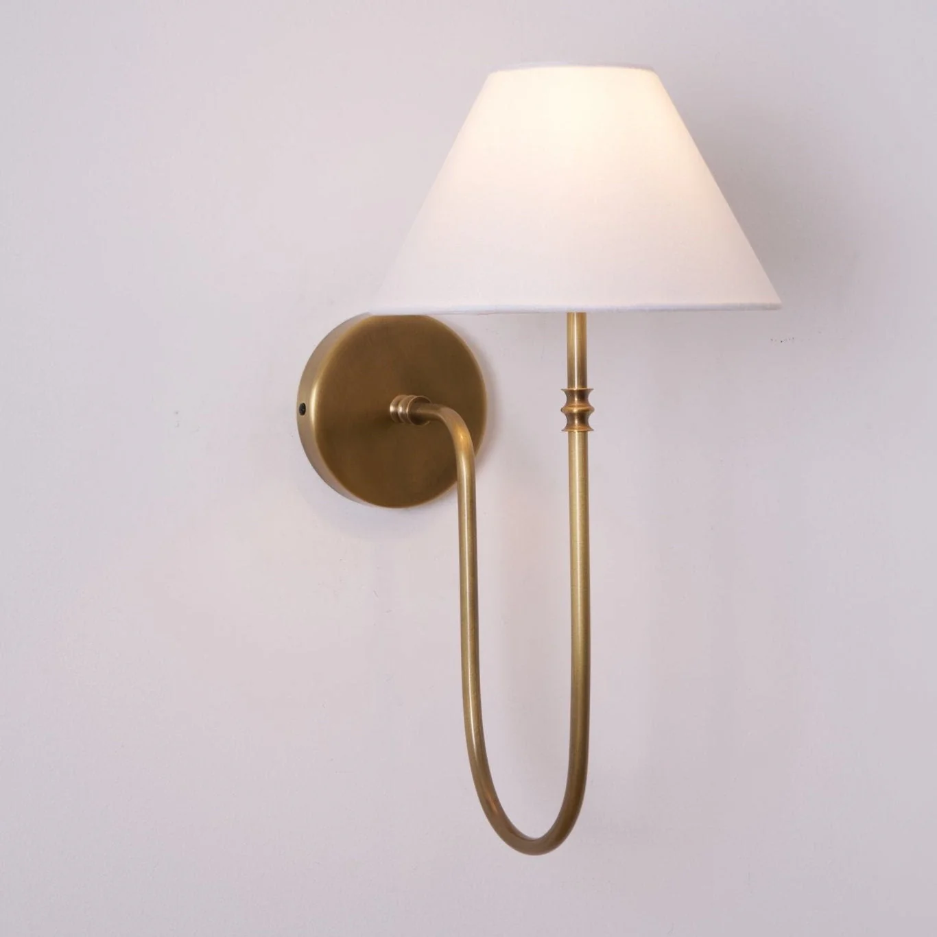 Silvery Vintage Industrial Fabric Wall Light - Image 39