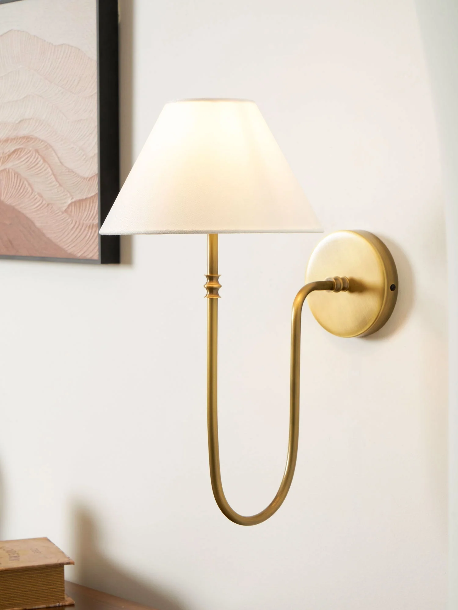 Silvery Vintage Industrial Fabric Wall Light - Image 41