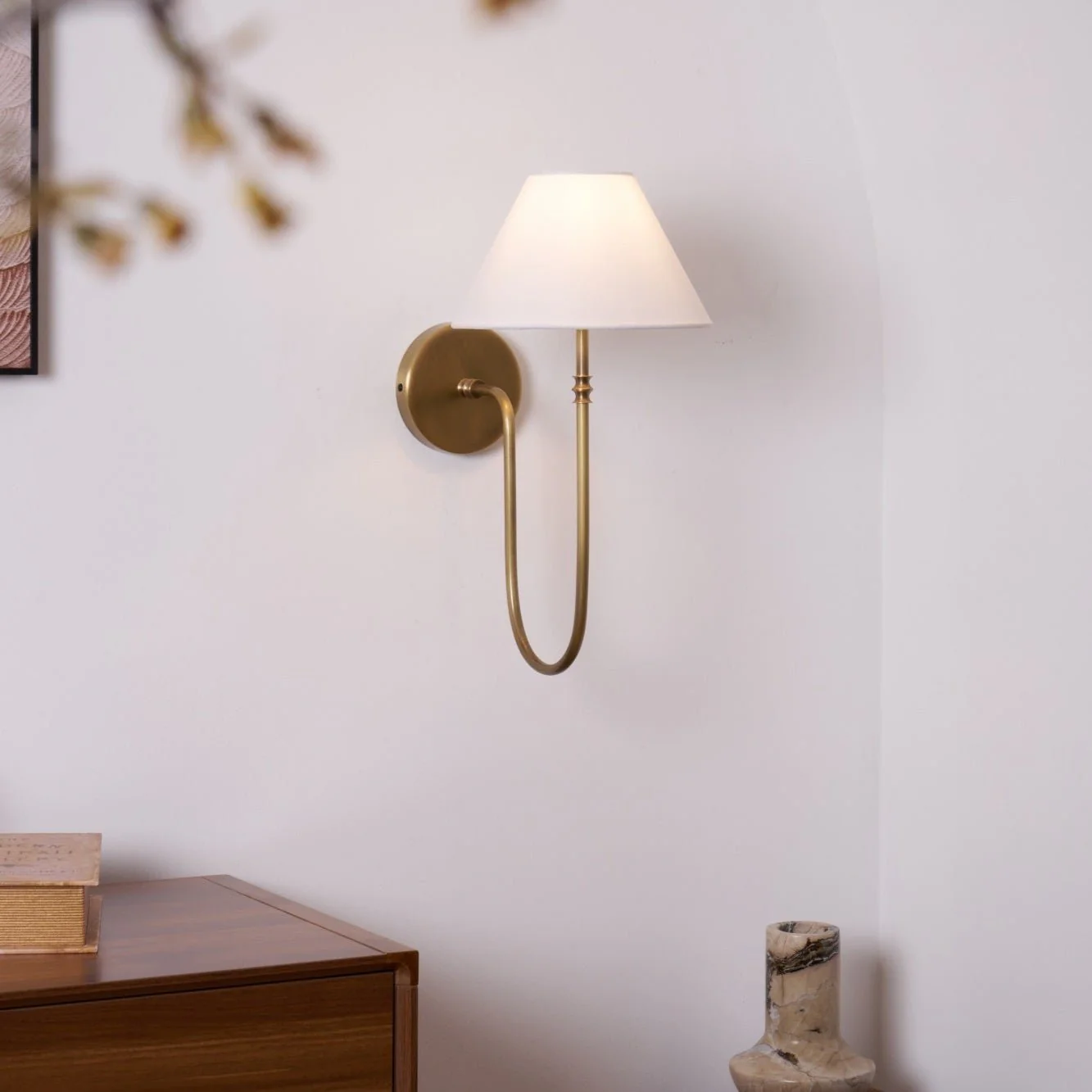 Silvery Vintage Industrial Fabric Wall Light - Image 42