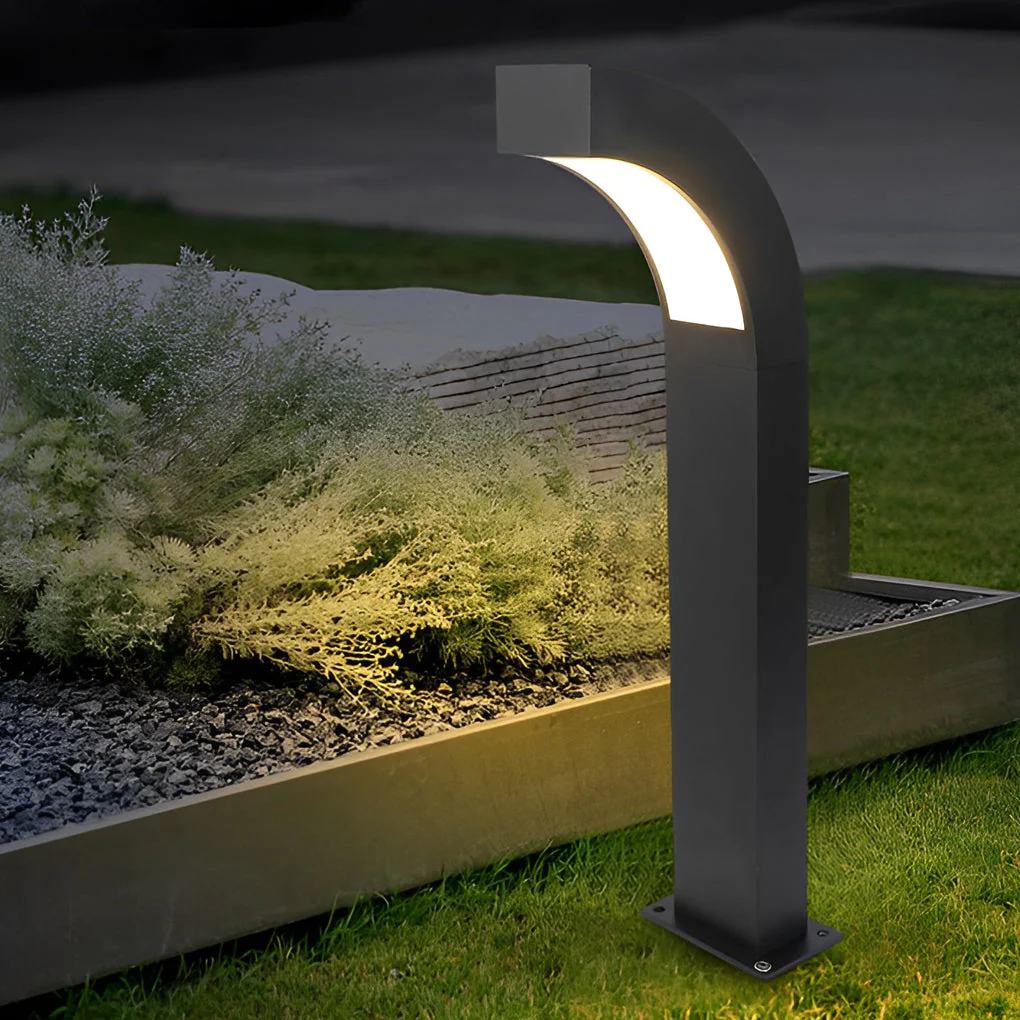 Simone Curved LED Landscape Outdoor Path Light - Image 3