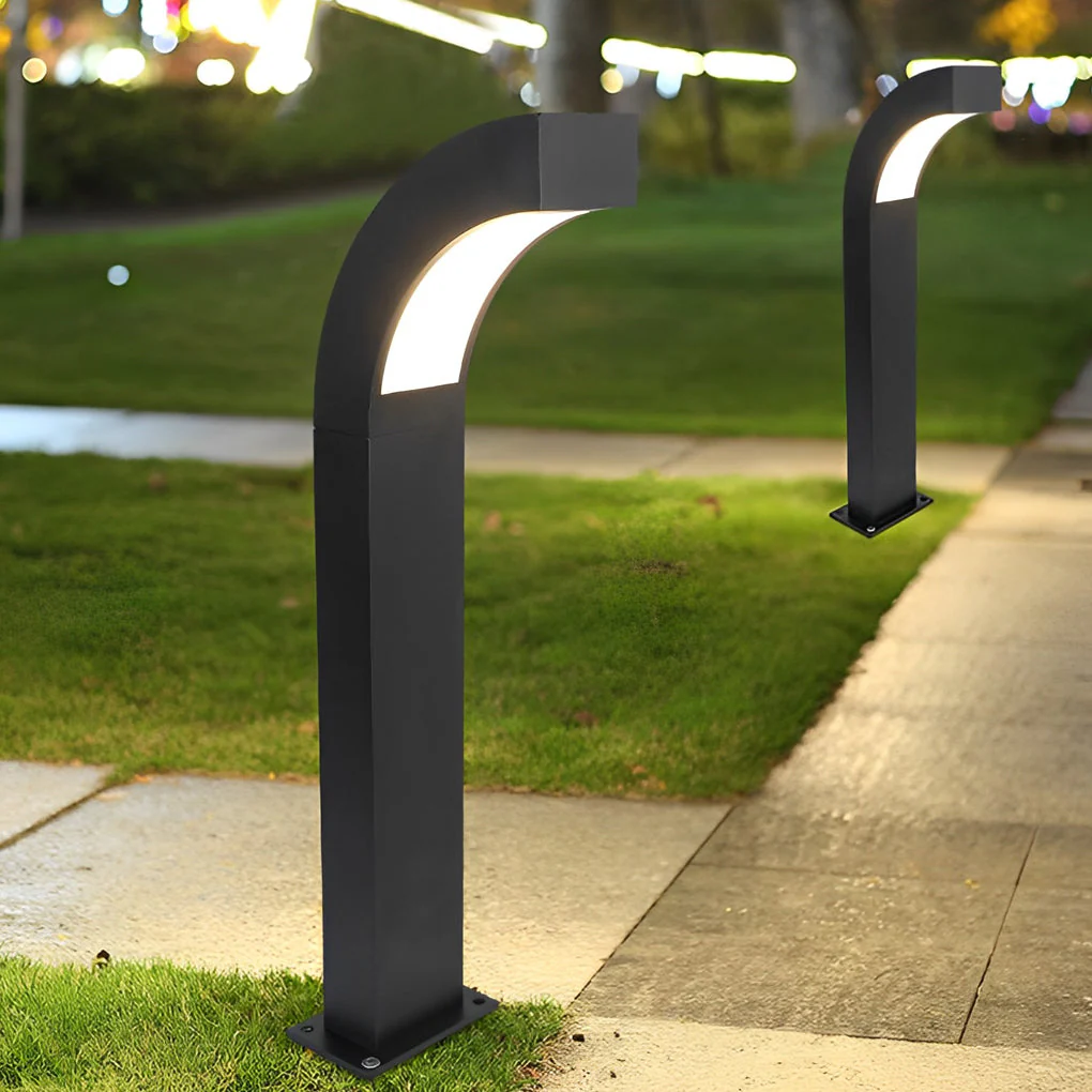 Simone Curved LED Landscape Outdoor Path Light - Image 6