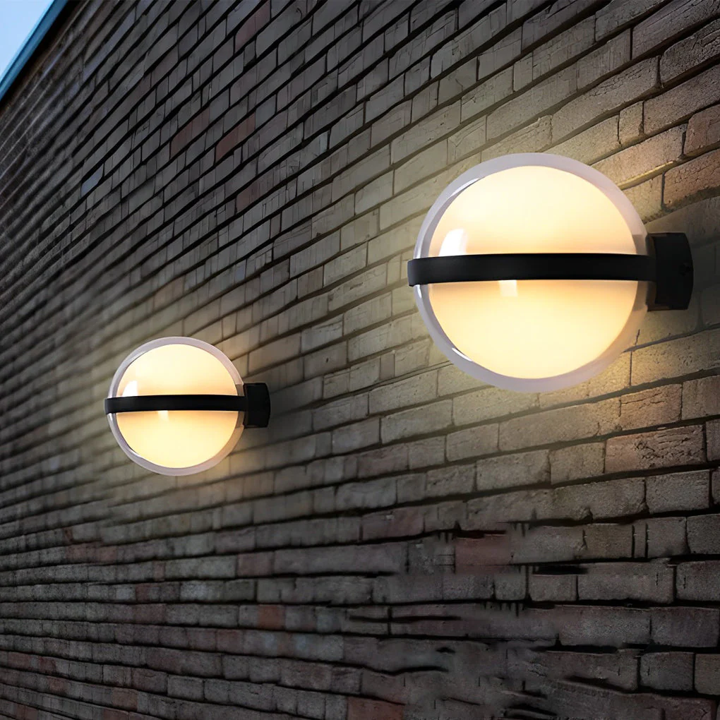 Sirea Creative Round LED Outdoor Wall Lamp