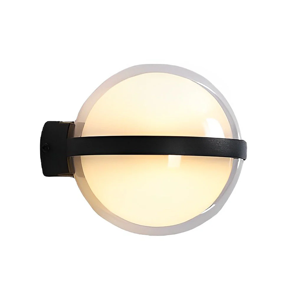 Sirea Creative Round LED Outdoor Wall Lamp - Image 6