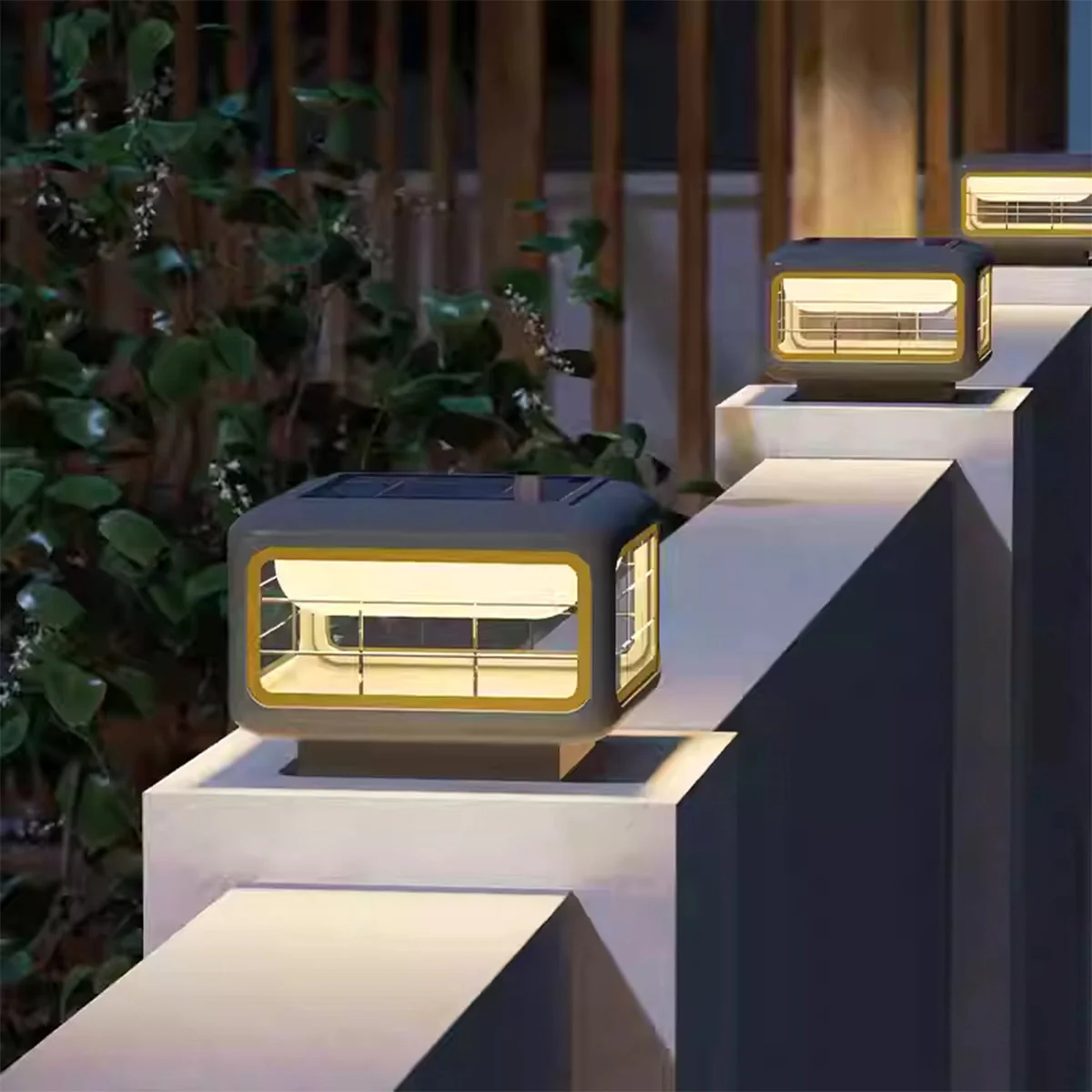 Sirena Modern Minimalist Steel Outdoor Pillar Light - Image 10