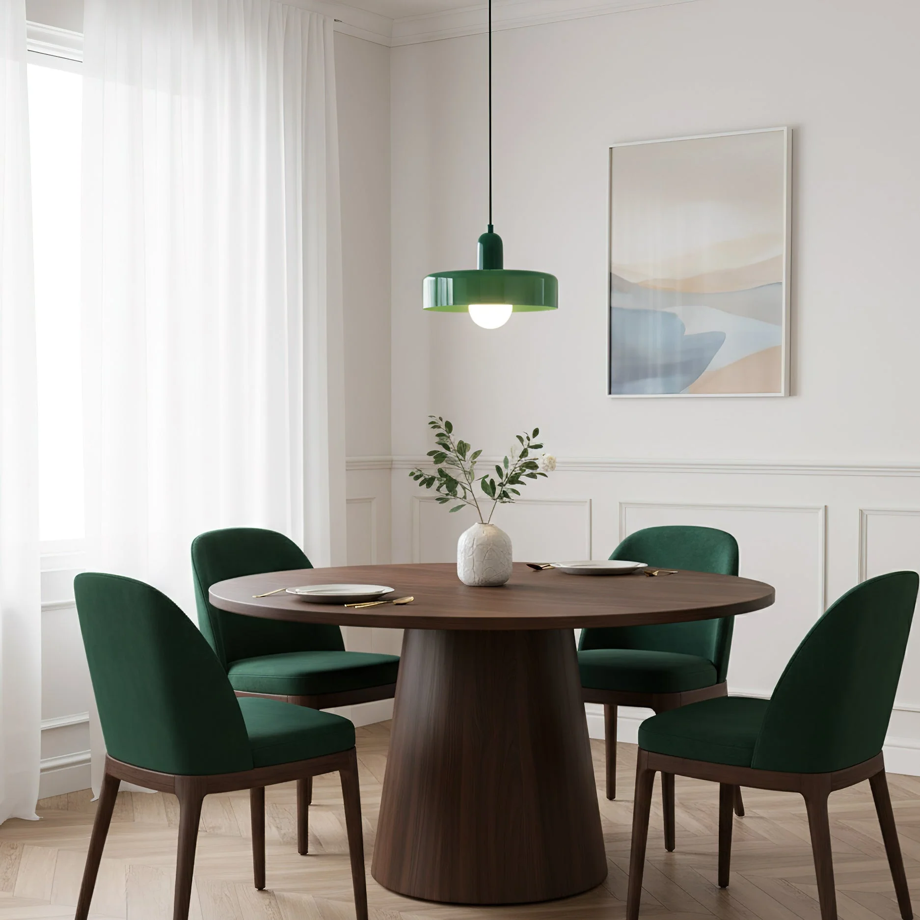 Siyane Modern Glass Pendant Light - Image 4