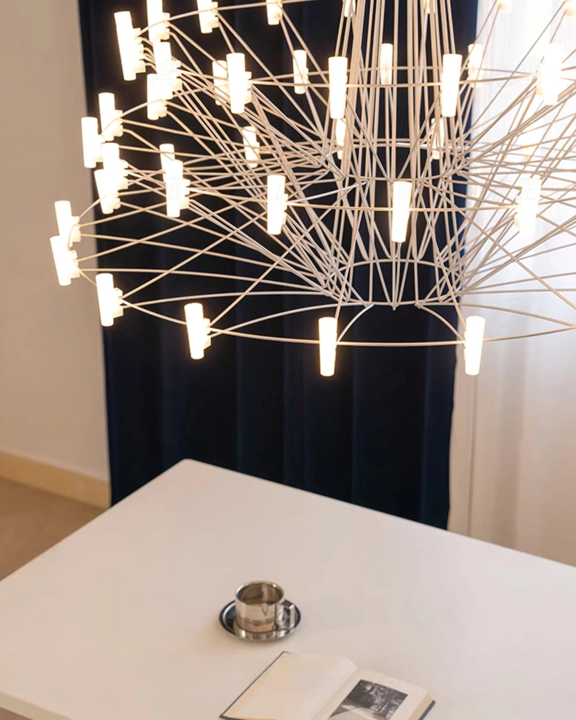 Lustra Chandelier Sky Ballet Stainless Steel Modern - Image 32