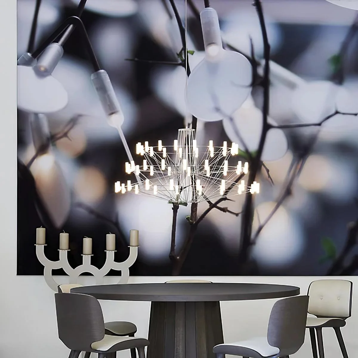 Lustra Chandelier Sky Ballet Stainless Steel Modern - Image 37