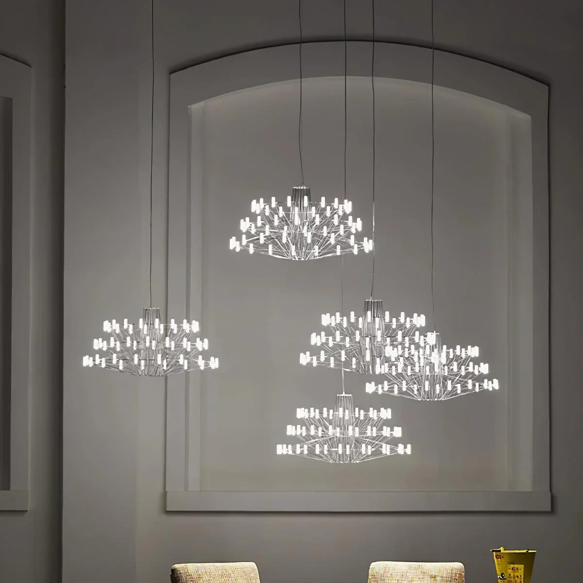 Lustra Chandelier Sky Ballet Stainless Steel Modern - Image 6