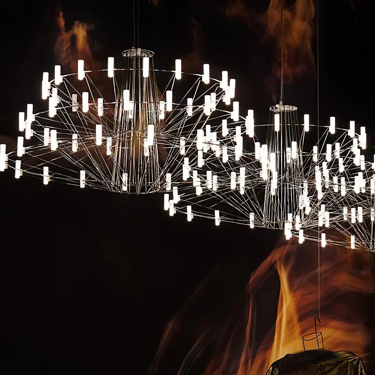 Lustra Chandelier Sky Ballet Stainless Steel Modern - Image 7