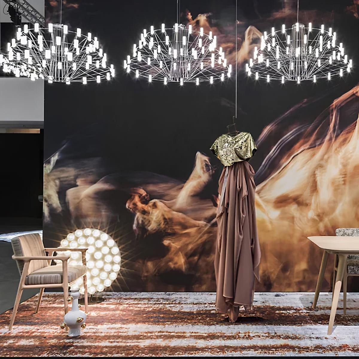 Lustra Chandelier Sky Ballet Stainless Steel Modern - Image 9