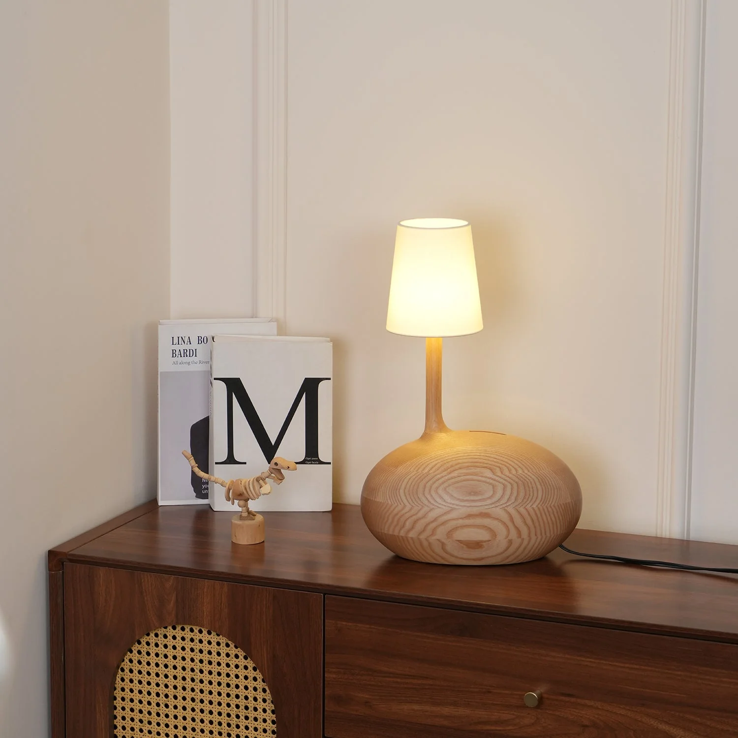 Slow Nature-inspired Wood Table Lamp - Image 2
