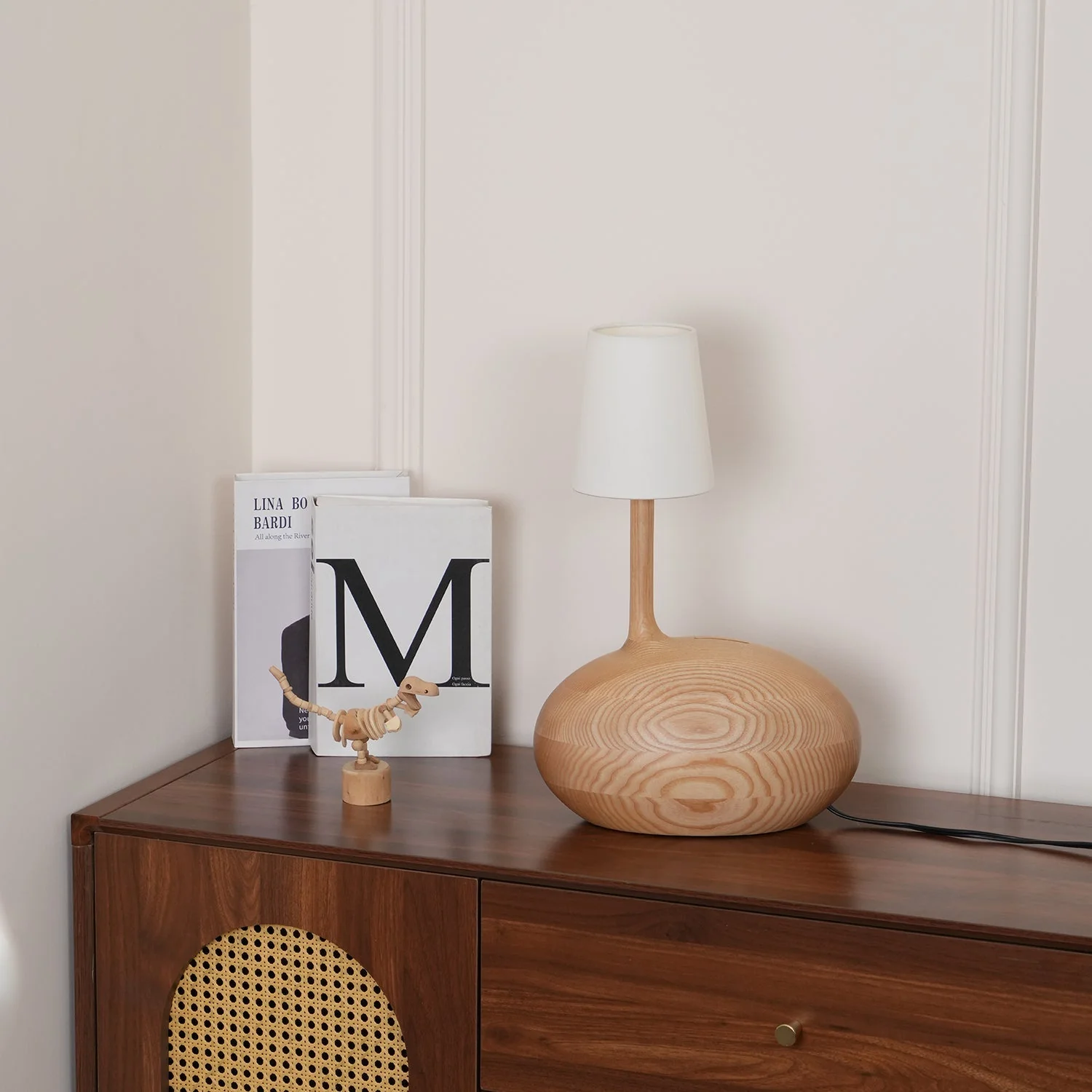 Slow Nature-inspired Wood Table Lamp - Image 4