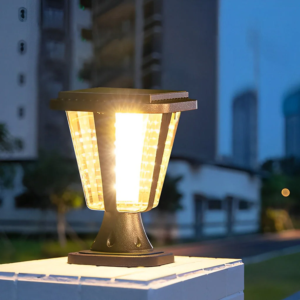Smll LED Motion Sensor Modern Outdoor Post Caps Lights - Image 3