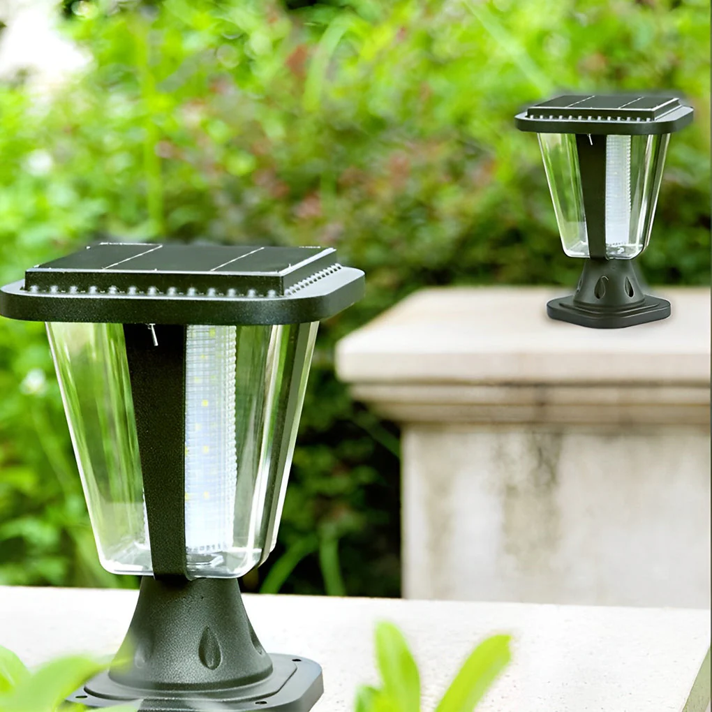 Smll LED Motion Sensor Modern Outdoor Post Caps Lights - Image 6