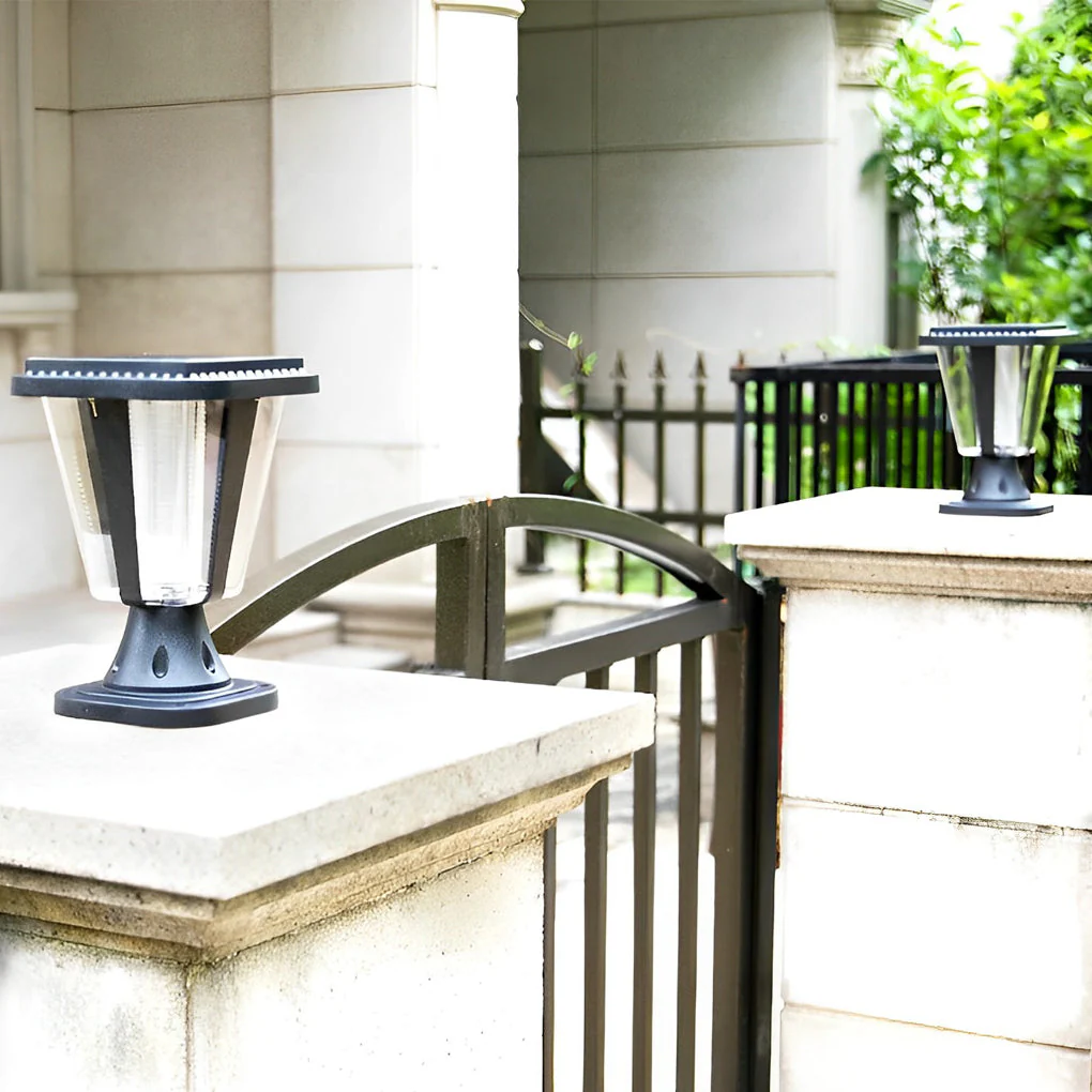 Smll LED Motion Sensor Modern Outdoor Post Caps Lights - Image 7