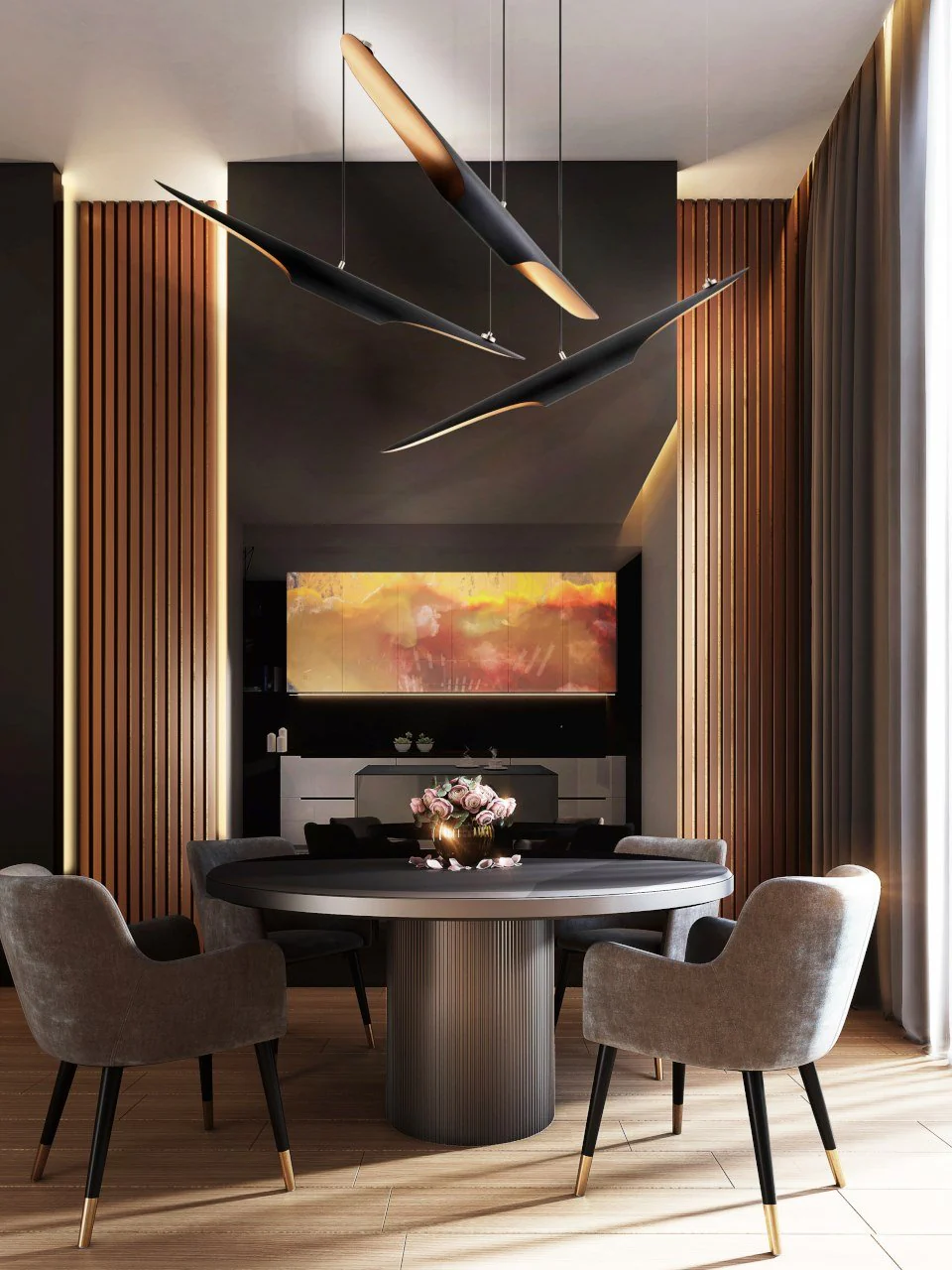 Soar Modern Pipe Pendant Lights - Image 13