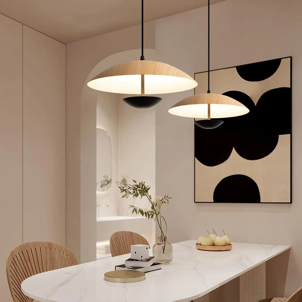 Solace Modern Frisbee Pendant Lamp - Image 12