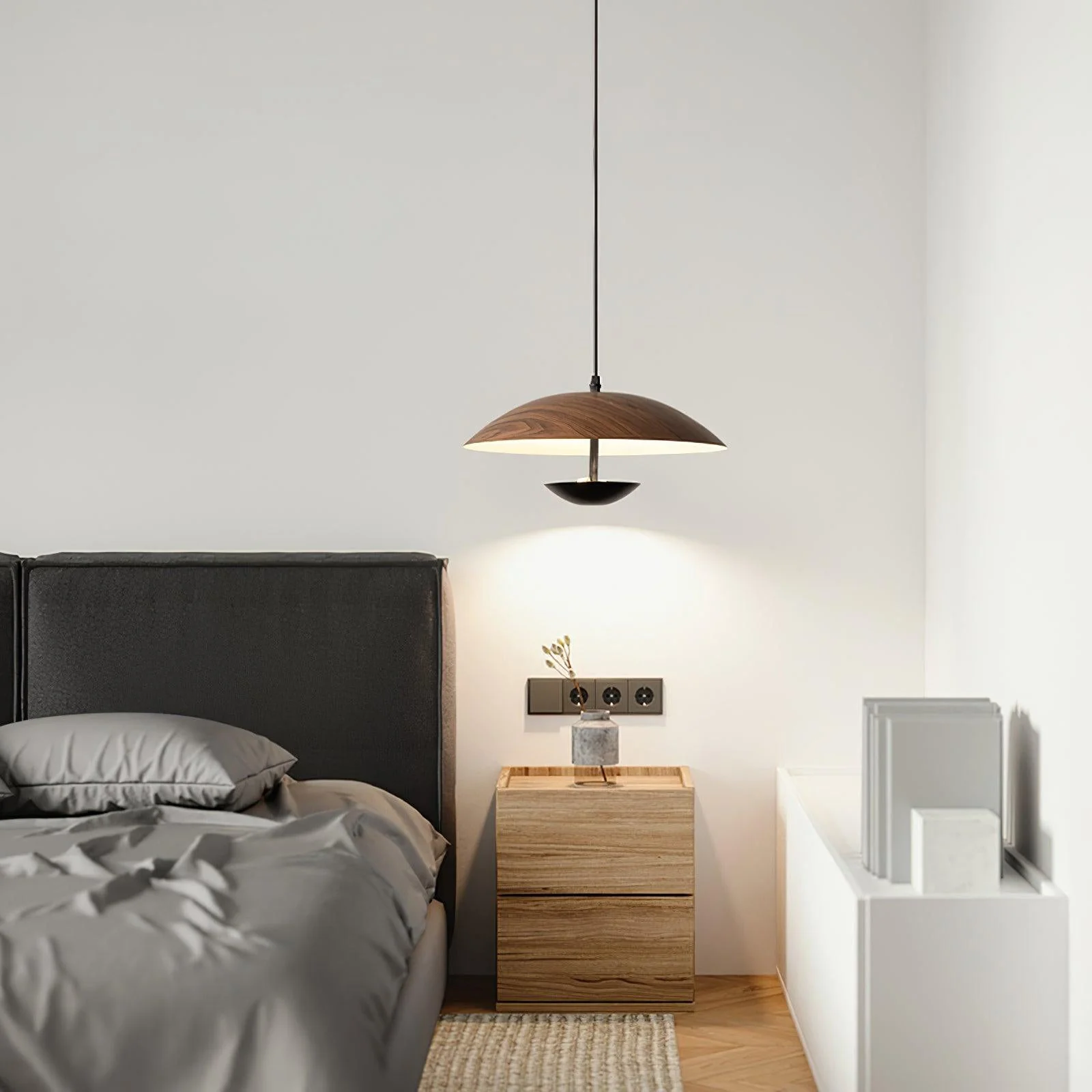 Solace Modern Frisbee Pendant Lamp - Image 25