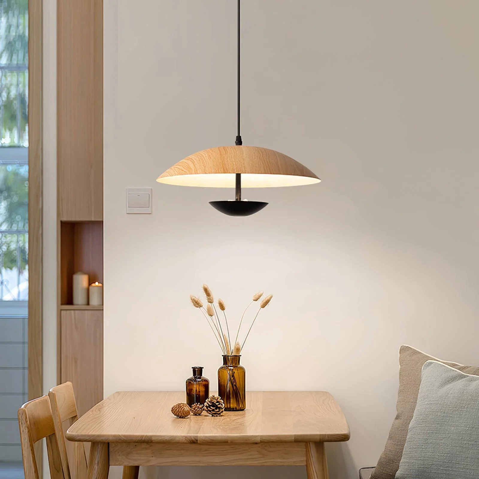 Solace Modern Frisbee Pendant Lamp - Image 28
