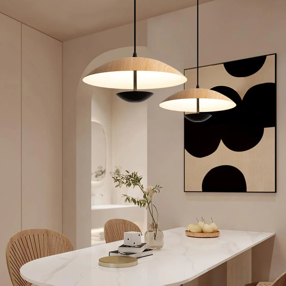 Solace Modern Frisbee Pendant Lamp - Image 8