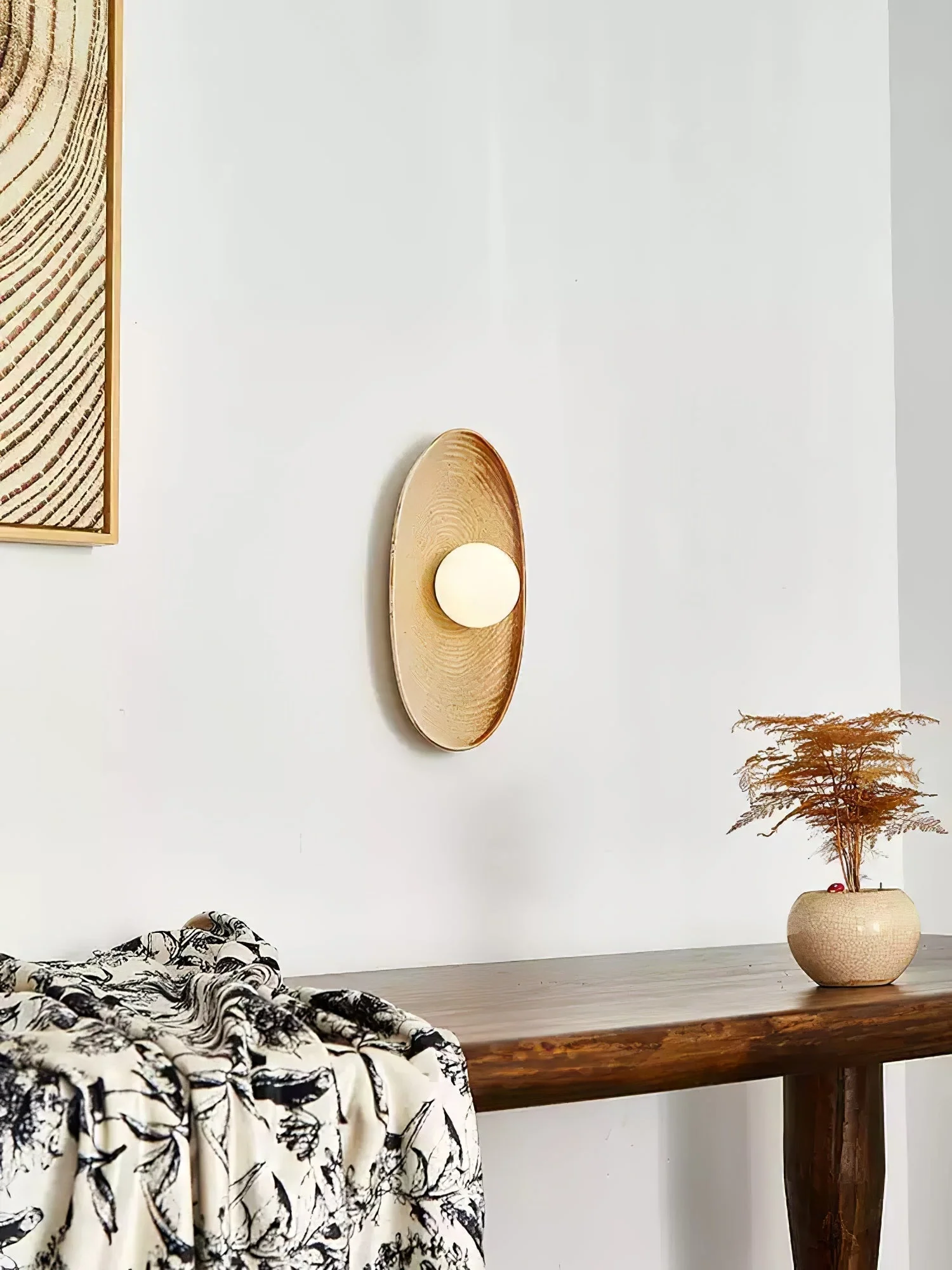 Solace Rustic Marble Wall Lamp - Image 11