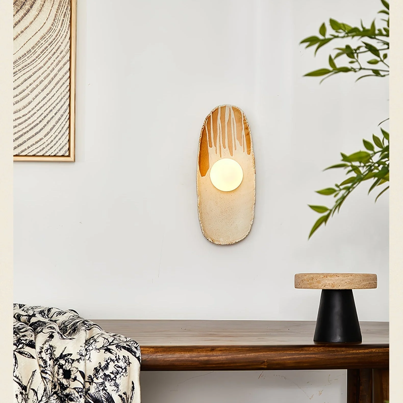 Solace Rustic Marble Wall Lamp - Image 20