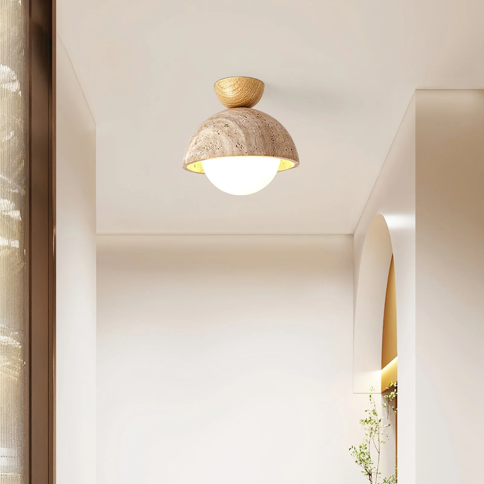 Solana Travertine Ceiling Light - Image 17