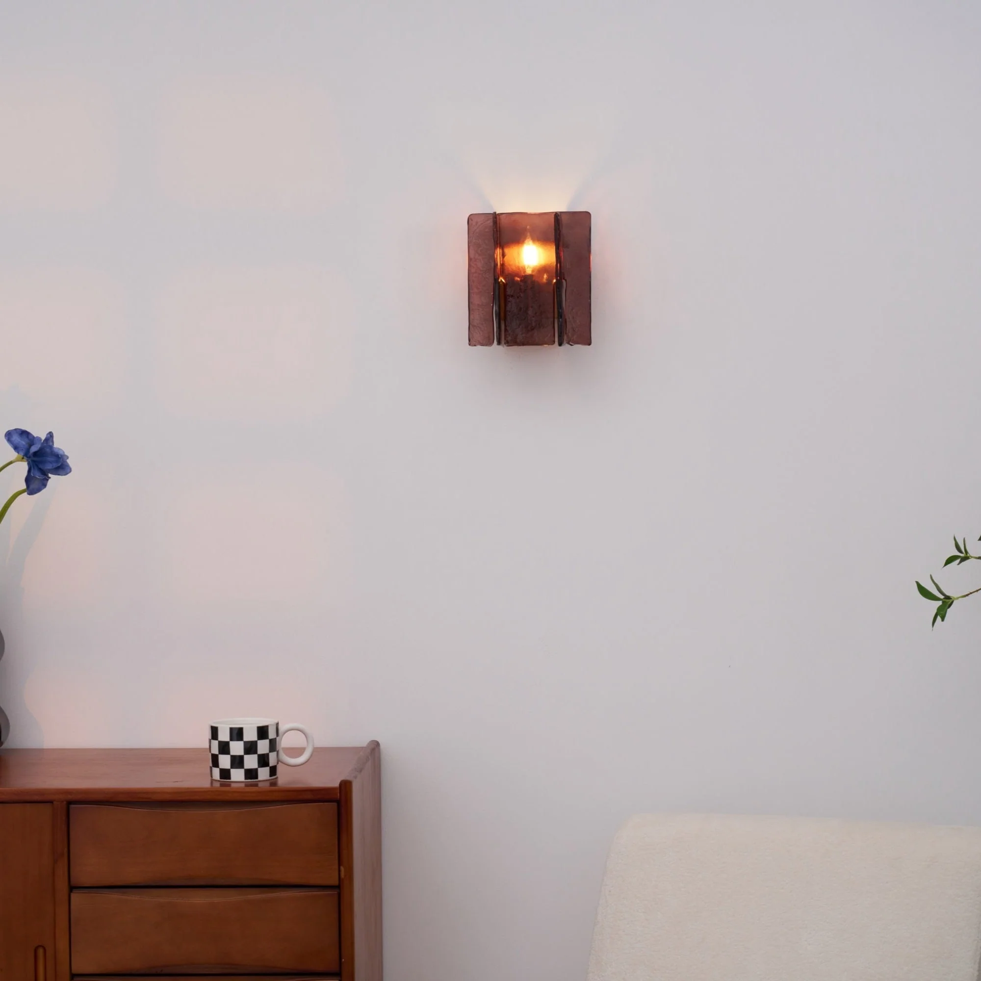 Solanic Glass Artistic Wall Lamp - Image 2