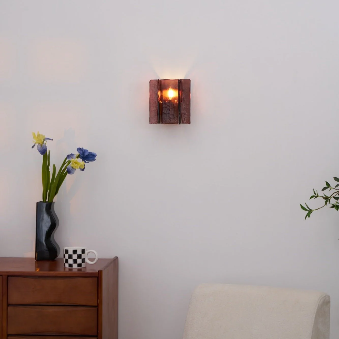 Solanic Glass Artistic Wall Lamp - Image 28
