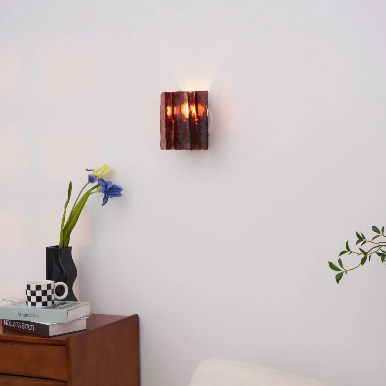 Solanic Glass Artistic Wall Lamp - Image 30