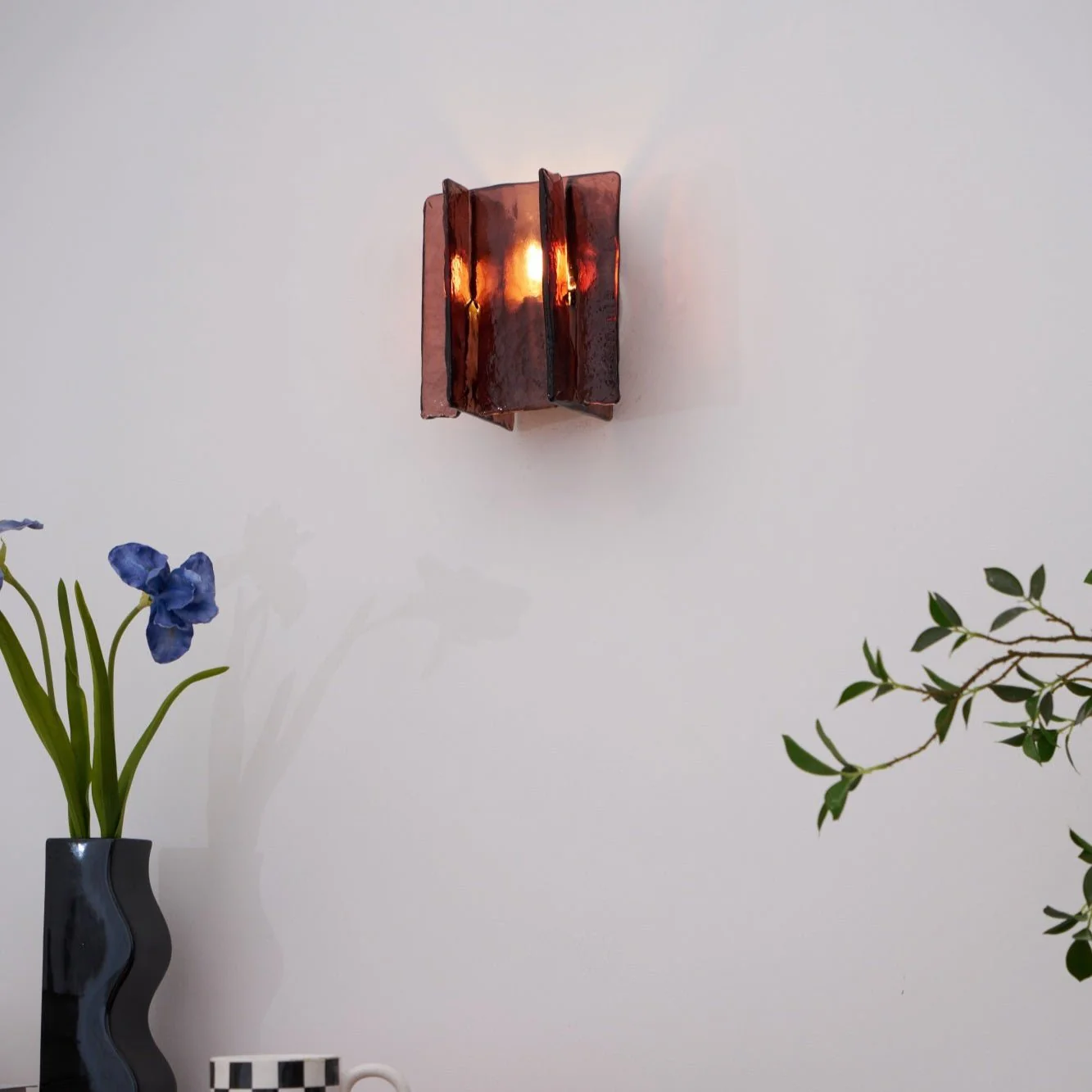 Solanic Glass Artistic Wall Lamp - Image 7