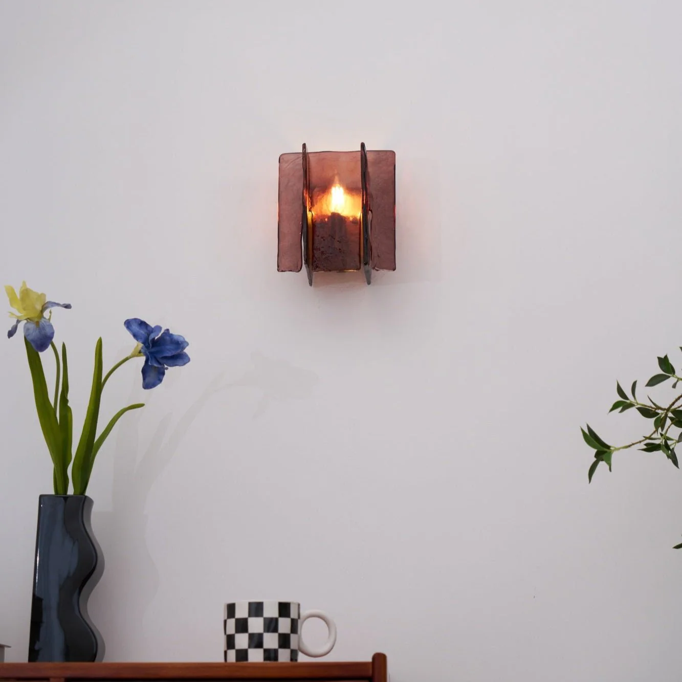 Solanic Glass Artistic Wall Lamp - Image 8