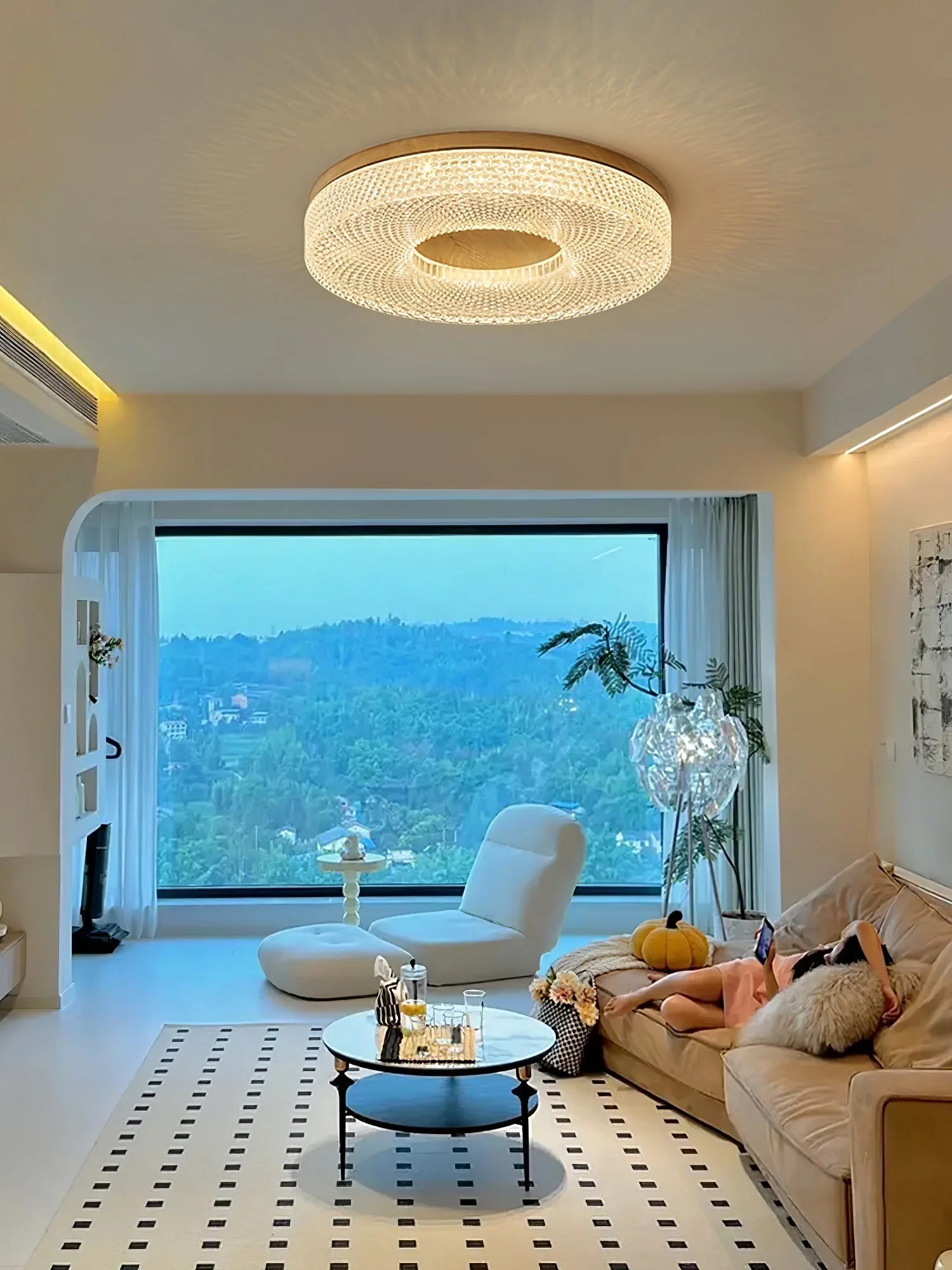 Solara Ceiling Lamp Ring Modern Minimalist - Image 8