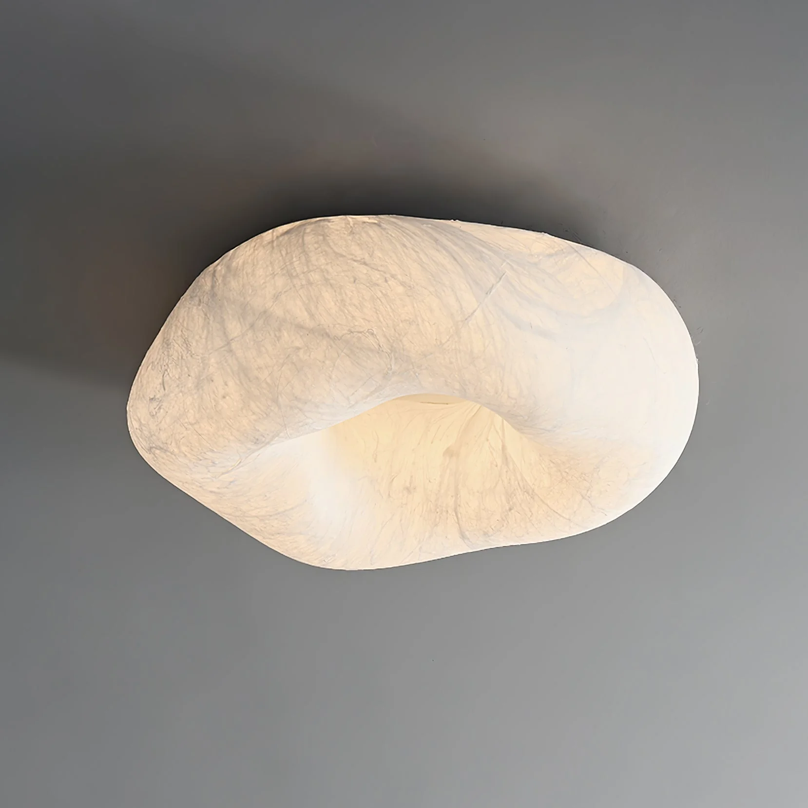 Solara Ceiling Lamp Cloud Shape Silk Elegant - Image 11