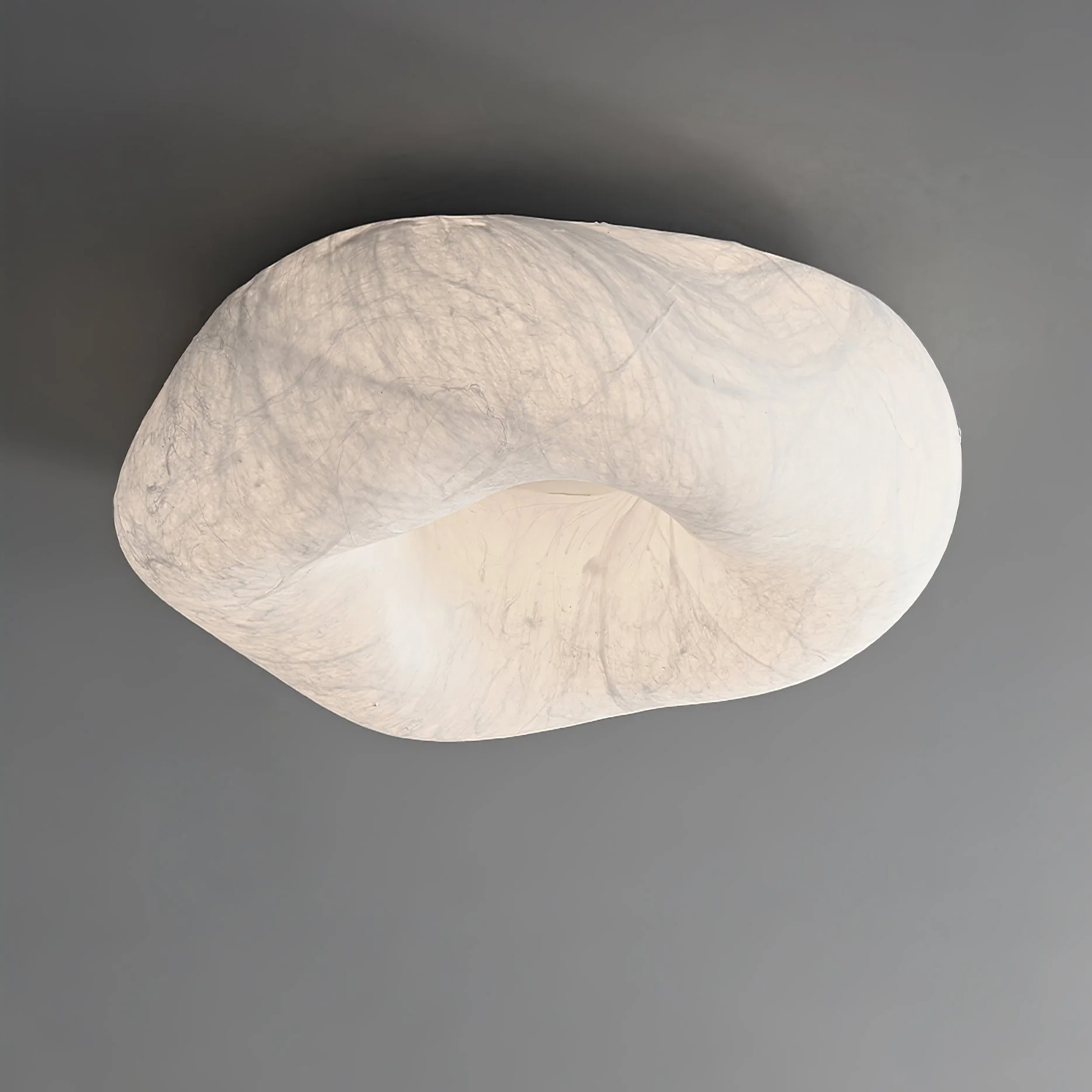 Solara Ceiling Lamp Cloud Shape Silk Elegant - Image 15