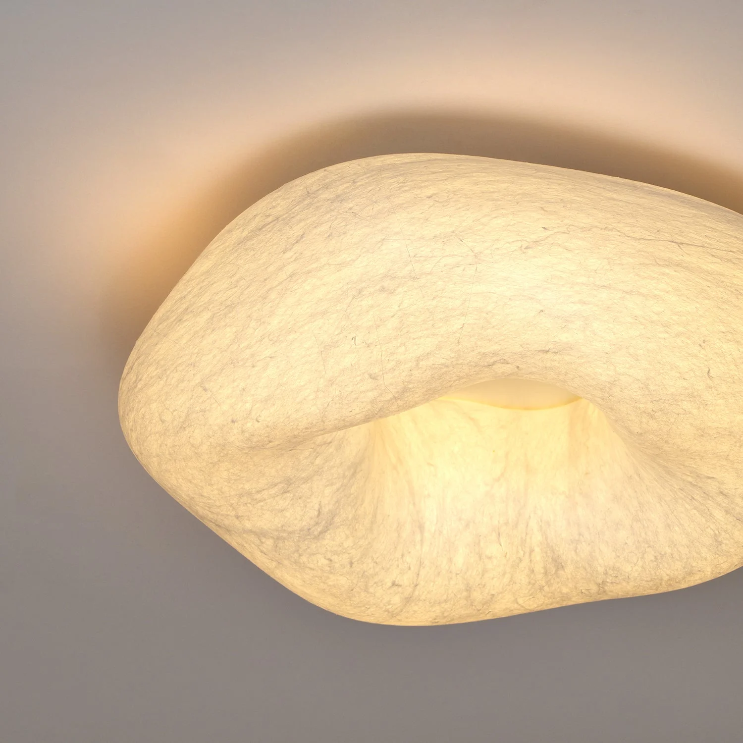 Solara Ceiling Lamp Cloud Shape Silk Elegant - Image 20