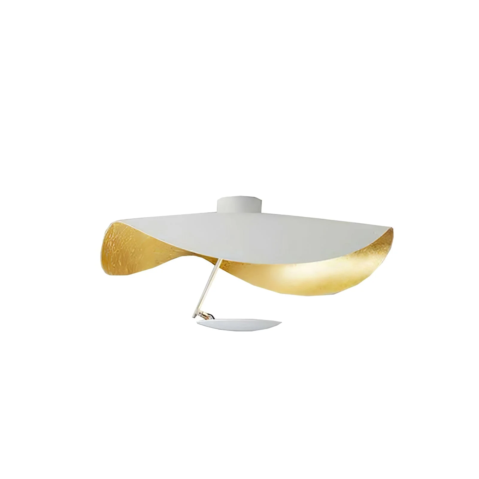 Solara Ceiling Lamp Curved Shade and Gold Interior - Image 27