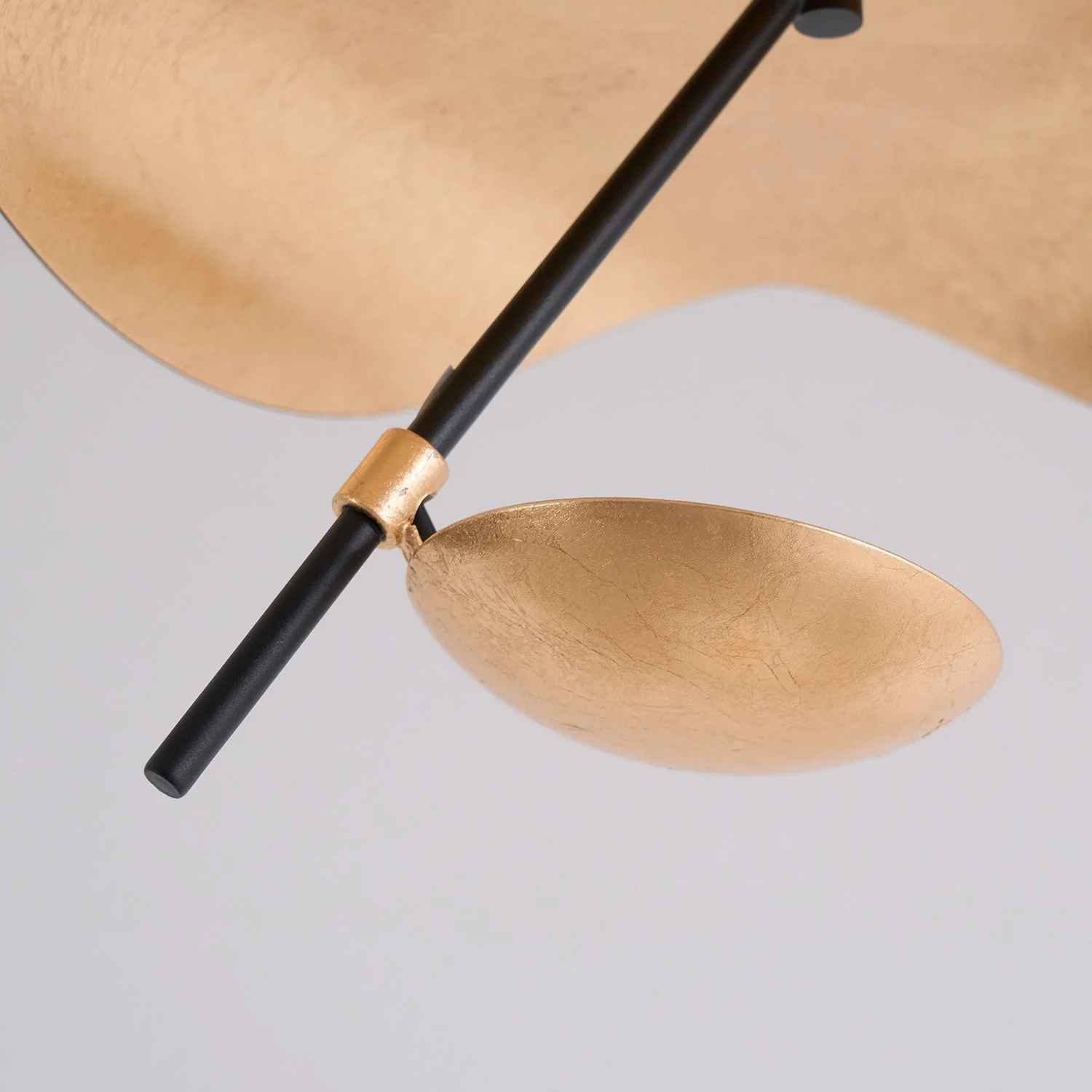 Solara Ceiling Lamp Curved Shade and Gold Interior - Image 42