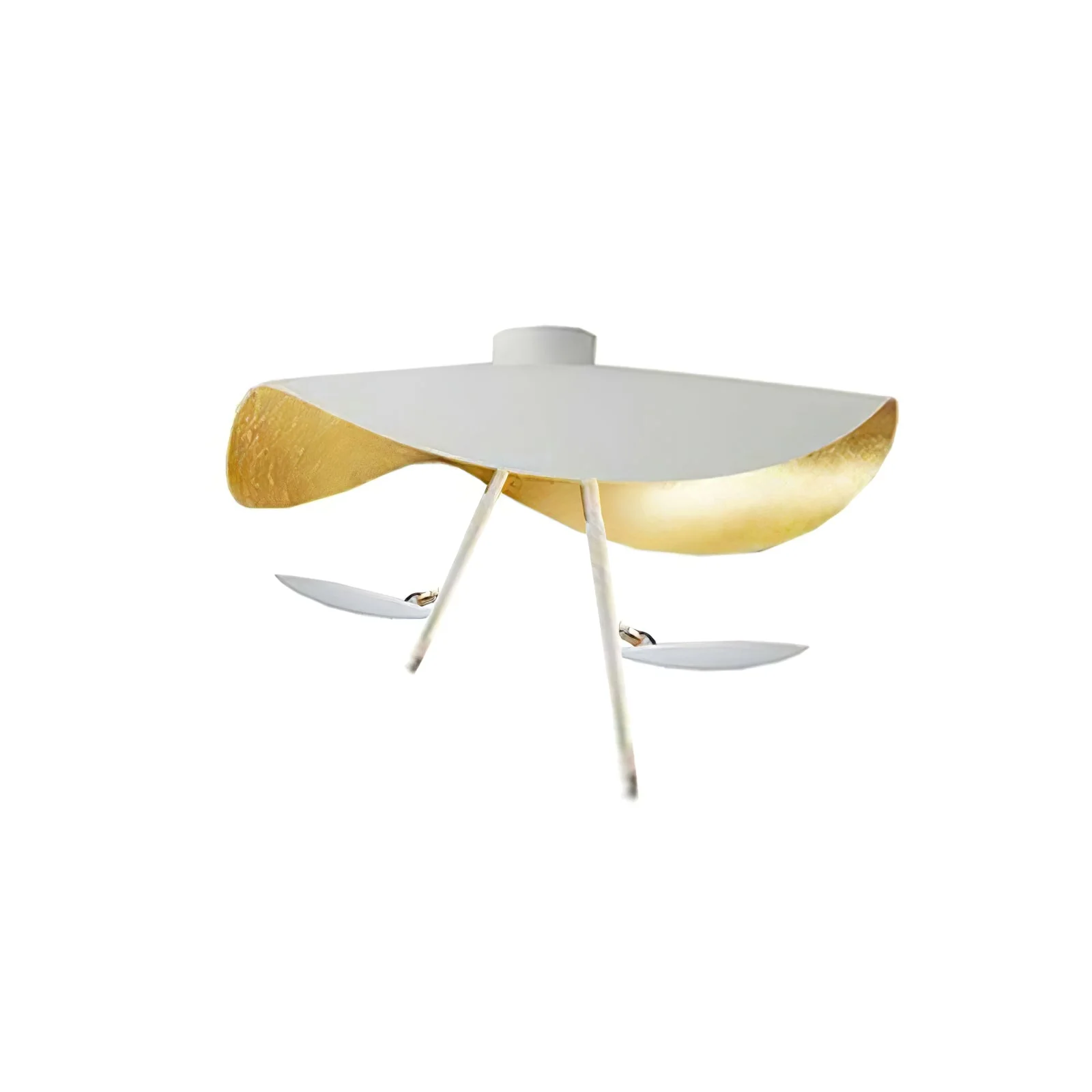 Solara Ceiling Lamp Curved Shade and Gold Interior - Image 57