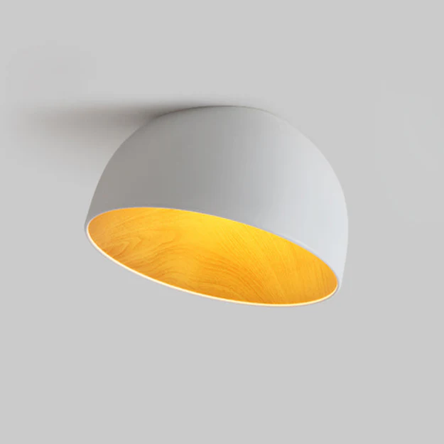 Solara Ceiling Lamp Dome Wood Minimalist - Image 44