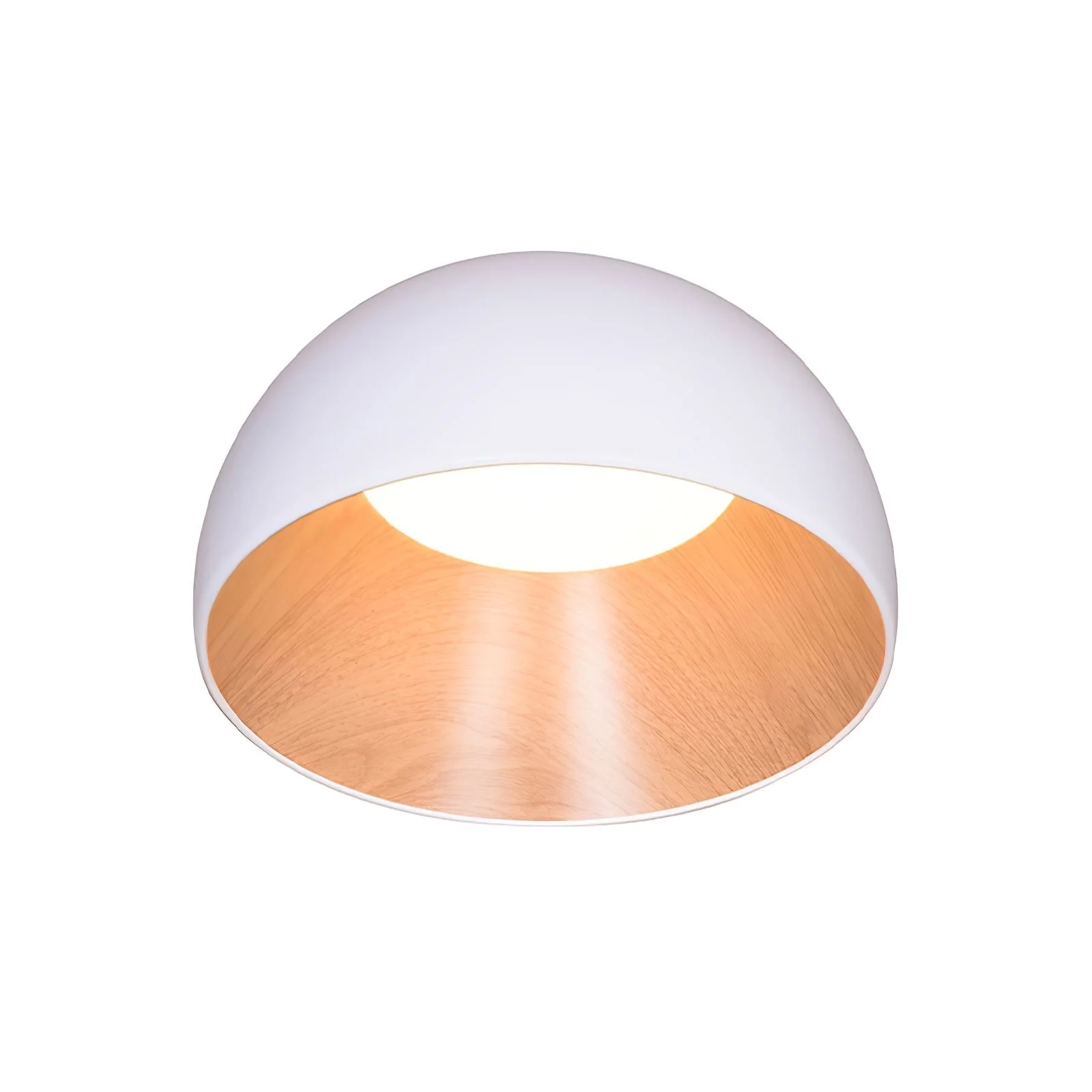 Solara Ceiling Lamp Dome Wood Minimalist - Image 46