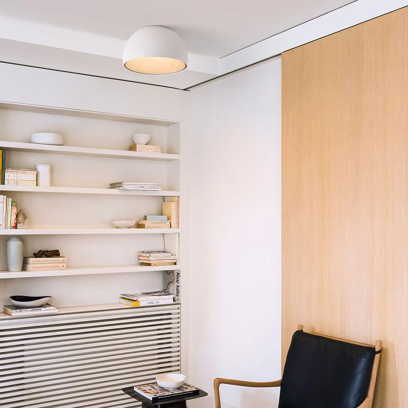 Solara Ceiling Lamp Dome Wood Minimalist - Image 5